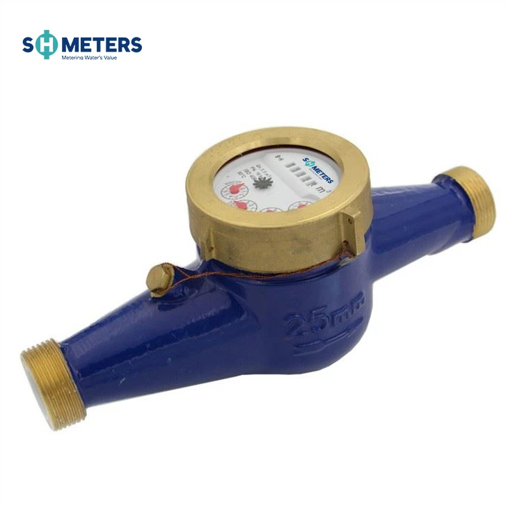 Multi Jet Brass Water Meter Accuracy R200 (1/2